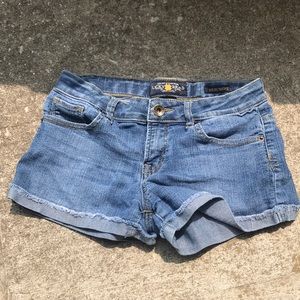 Lucky Brand adj waist denim shorts